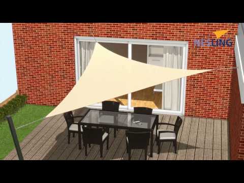 Nesling Coolfit Schaduwdoek Gebroken wit 300 x 400 cm