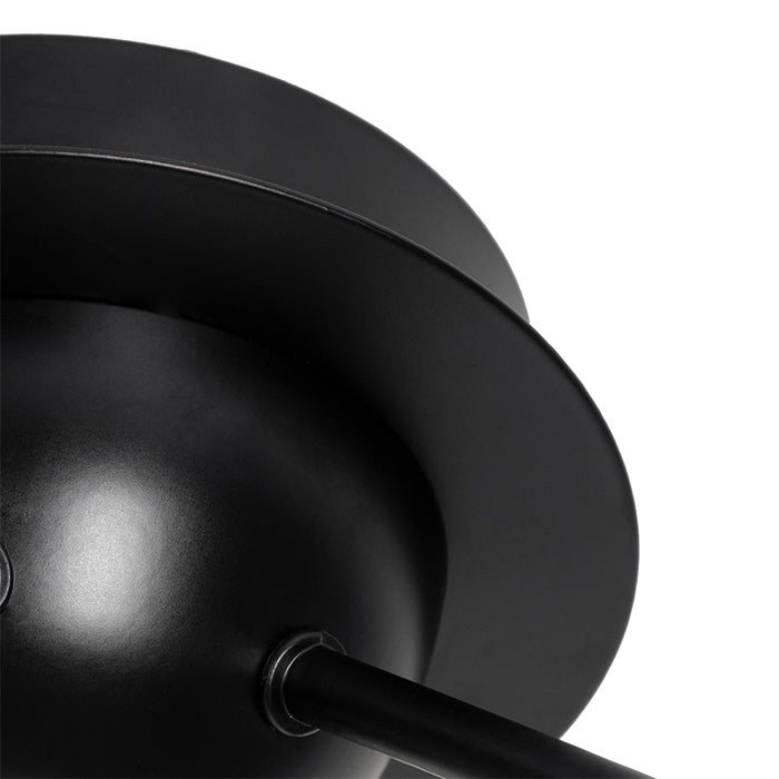 QAZQA Plafondlamp facil - Zwart - Art Deco - D 48cm