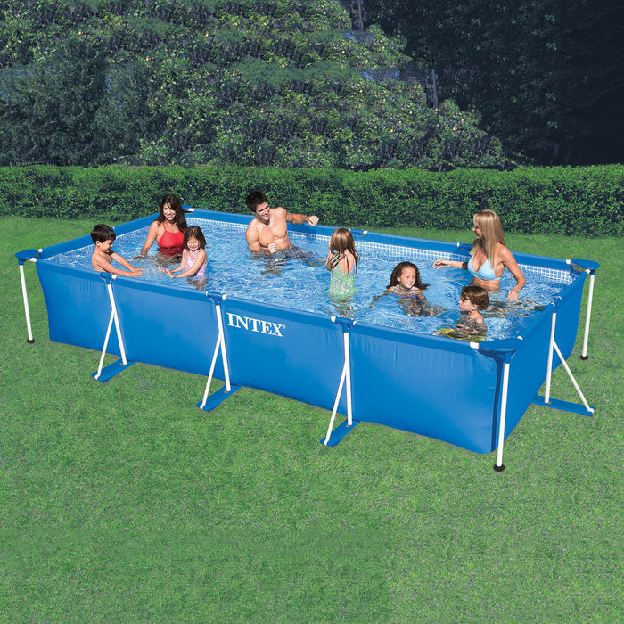 Intex RectangularFrame Zwembad 450x220 cm