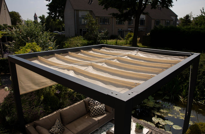 Nesling Harmonica Schaduwdoek Zand 290 x 300 cm