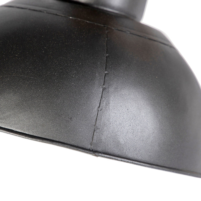 QAZQA Industriële hanglamp donkergrijs met mango hout 2-lichts -