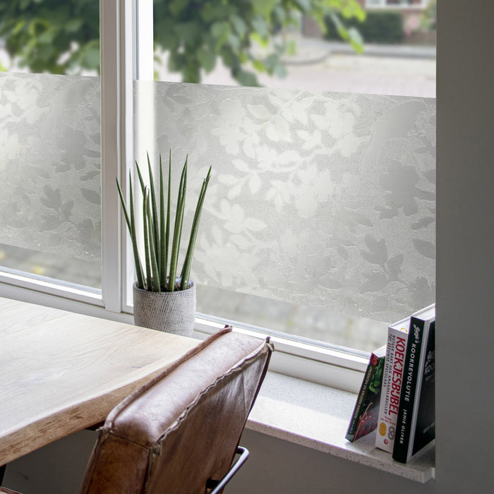 d-c-fix Spring Raamfolie - 67,5x150cm - Melkglas - Bloemen - Statisch