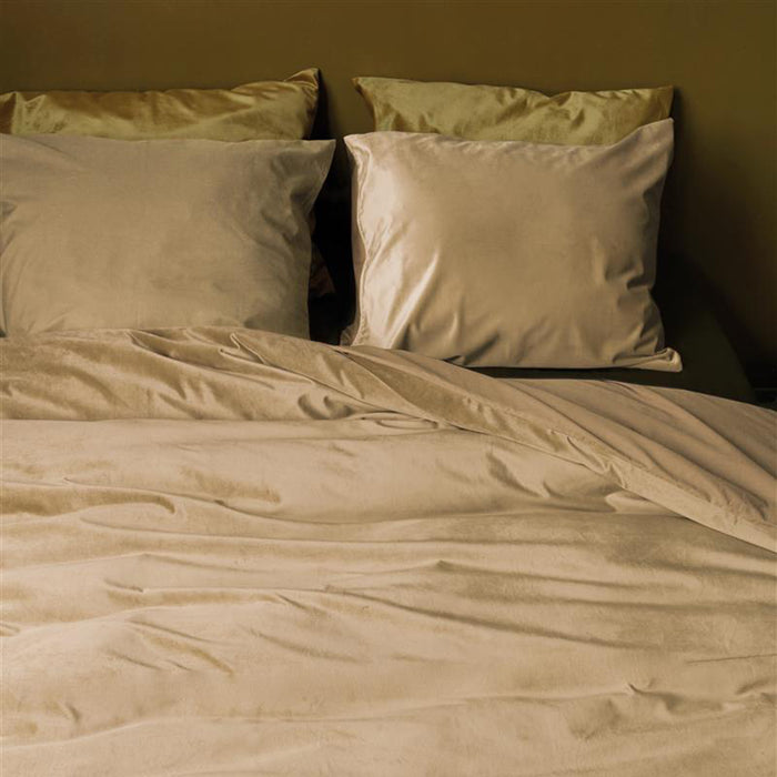 At Home by Beddinghouse Tender Dekbedovertrek 240 x 200/220 cm - Dark Sand