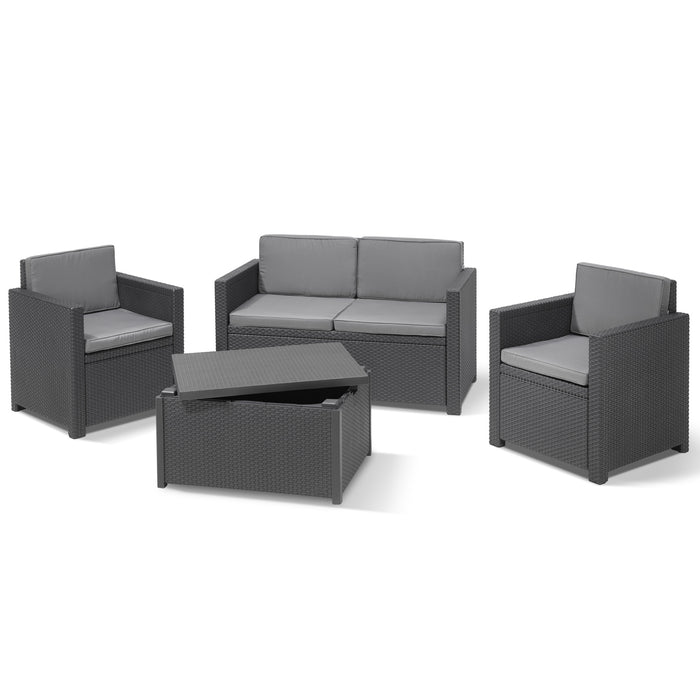 Allibert Monaco Loungeset met kussenbox