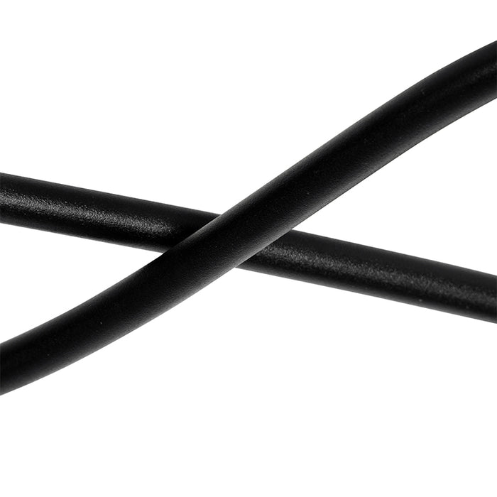 QAZQA Plafondlamp melone - Zwart - Modern - L 1010mm