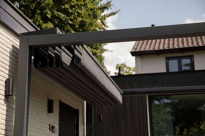 Nesling Harmonica Schaduwdoek Antraciet 290 x 400 cm