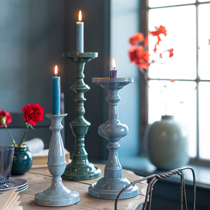 Pip Studio Metalen Kandelaar S - Lichtblauw