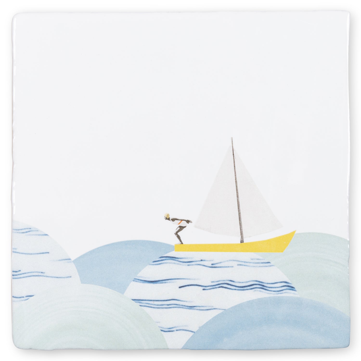 StoryTiles Als Een Vis In Het Water Wandtegel 10 x 10 cm