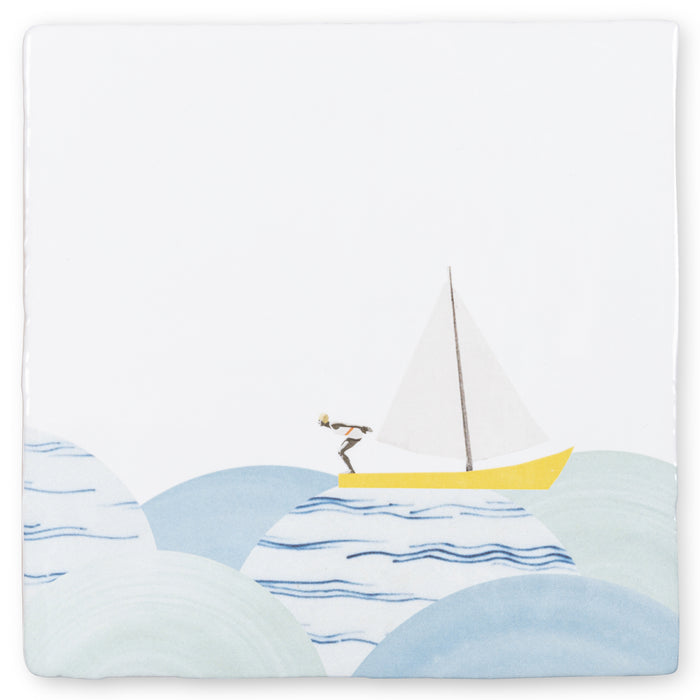 StoryTiles Als Een Vis In Het Water Wandtegel 10 x 10 cm