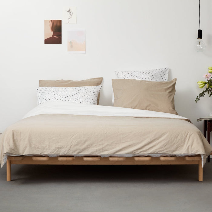 Van Morgen Dotted Charm | Kussensloop | 60x70cm | Wit | Van Morgen