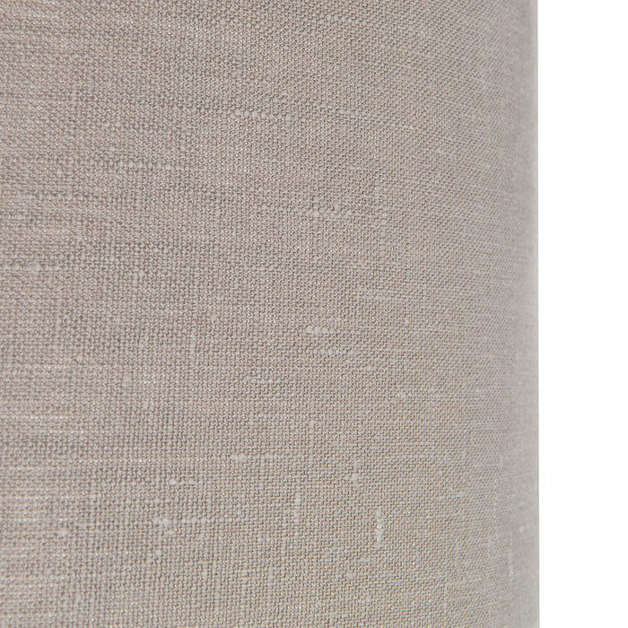 QAZQA Hanglamp staal met kap 35 cm taupe verstelbaar 2-lichts - Blitz