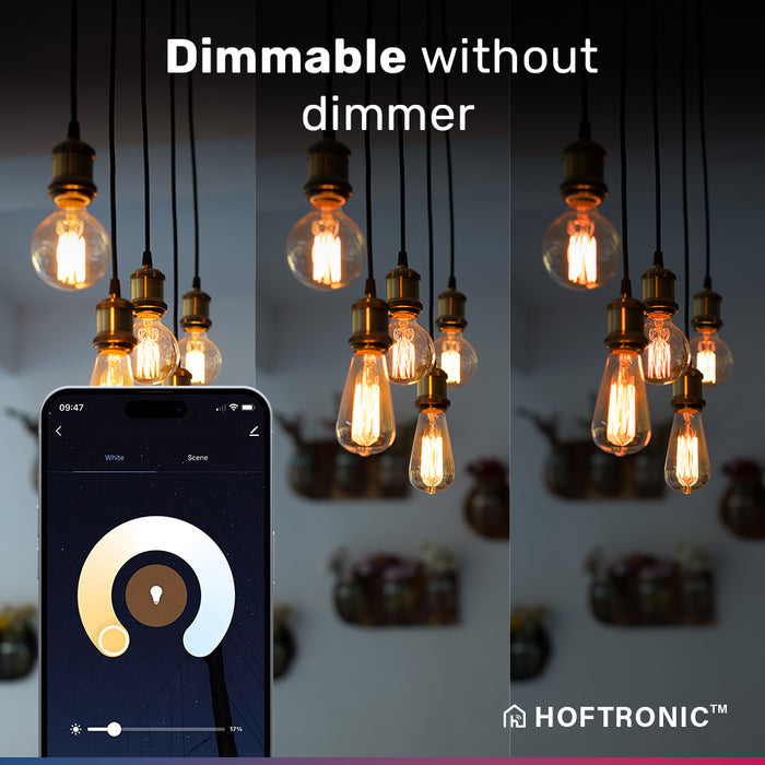 HOFTRONIC  Smart LED Filament A60 WiFi + Bluetooth