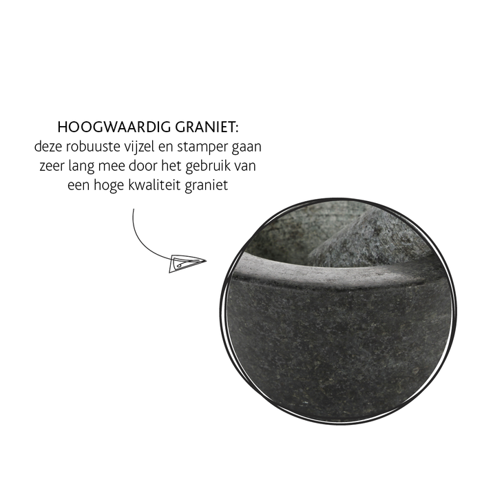 Boska Vijzel Herbs Zwart