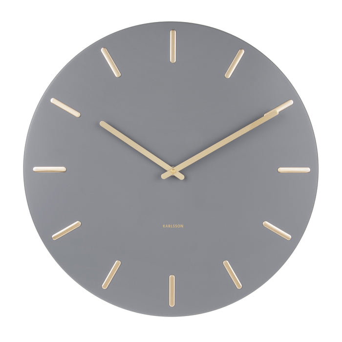 Karlsson Charm Wandklok Ø 45 cm - Grijs