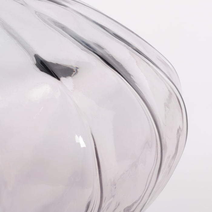 Mica Decorations Seles Vaas - Ø36 cm - Gerecycled Glas - Oud Roze