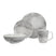 Salt & Pepper Stone Serviesset 16-delig - Wit