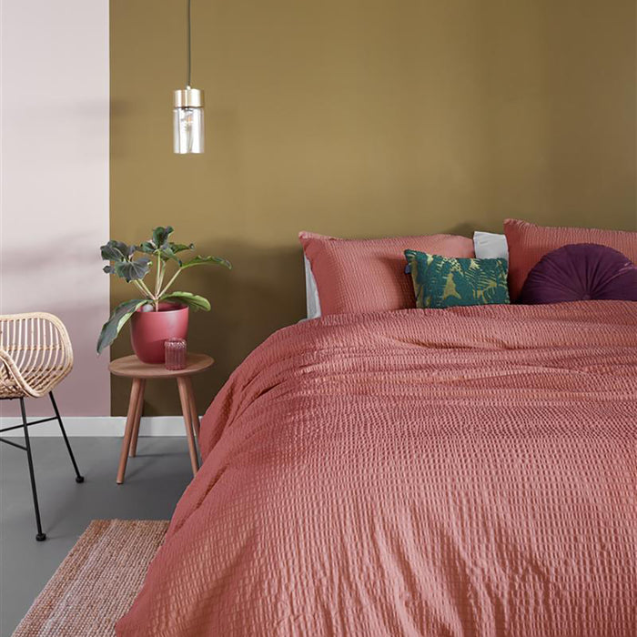 Beddinghouse Wave Dekbedovertrek 140 x 200/220 cm - Roze