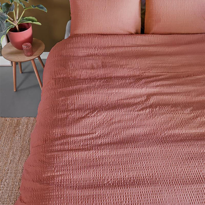 Beddinghouse Wave Dekbedovertrek 140 x 200/220 cm - Roze