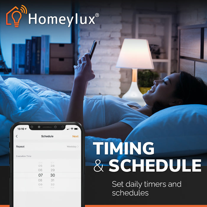 V-Tac 3x GU10 Smart LED lamp 110° WiFi + Bluetooth RGBWW