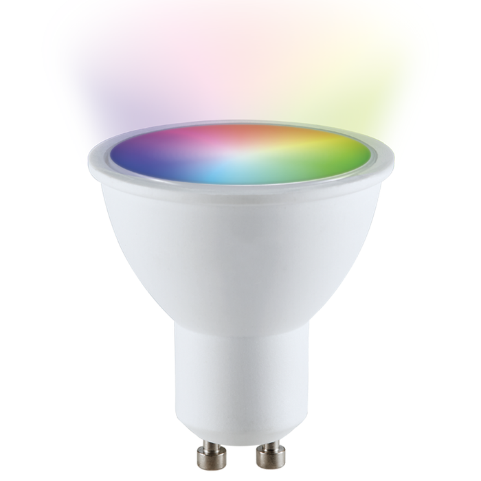 V-Tac 3x GU10 Smart LED lamp 110° WiFi + Bluetooth RGBWW