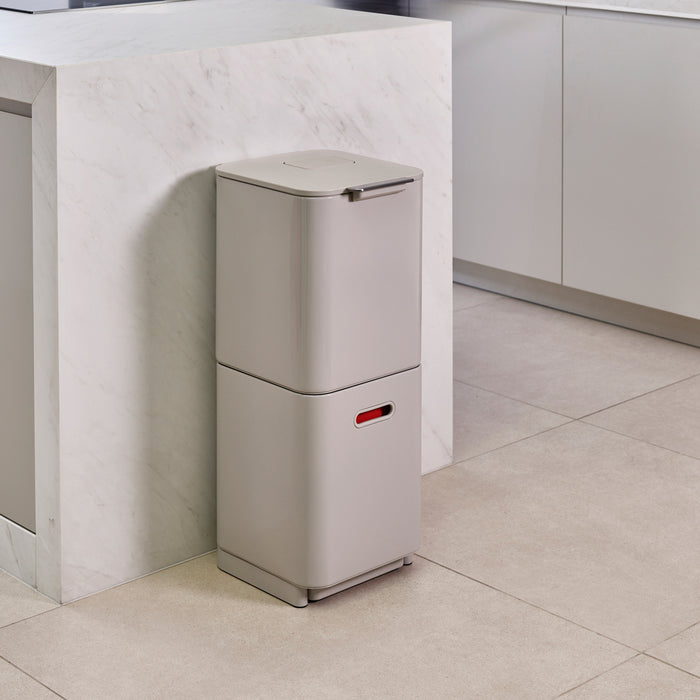 Joseph Joseph Intelligent Waste Afvalemmer Totem Compact 40 Liter (2x20 Liter)