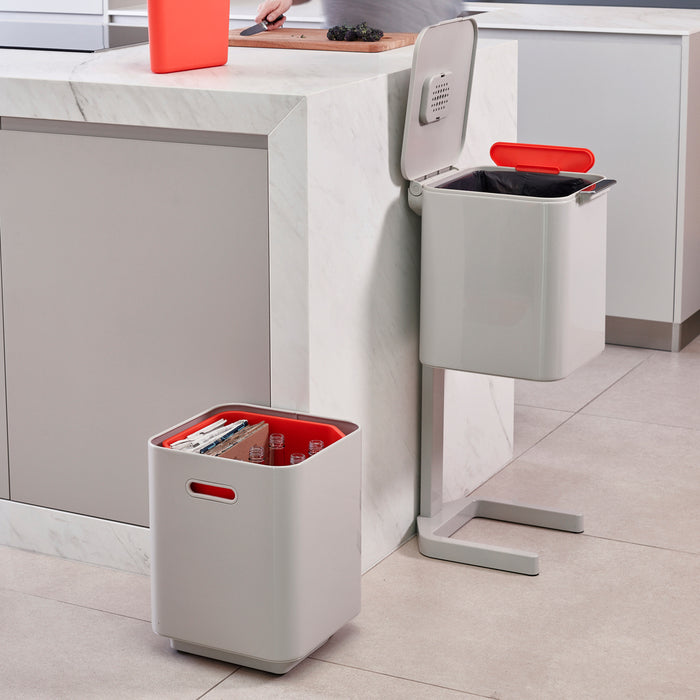 Joseph Joseph Intelligent Waste Afvalemmer Totem Compact 40 Liter (2x20 Liter)