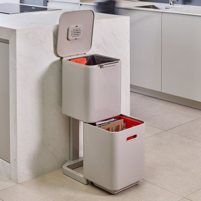 Joseph Joseph Intelligent Waste Afvalemmer Totem Compact 40 Liter (2x20 Liter)