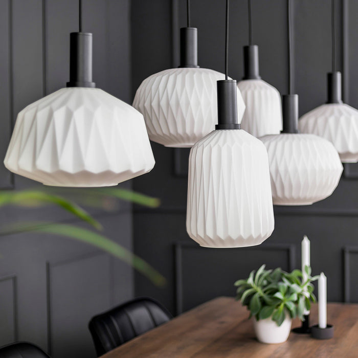 Steinhauer Hanglamp modern - Glas - Wit