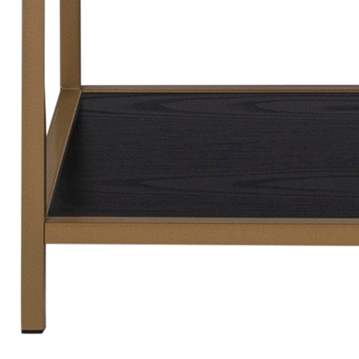 by fonQ  Jaxon Stellingkast 185 x 77 cm - Zwart / Goud