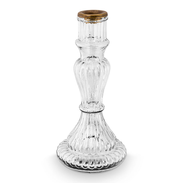 Pip Studio Glazen Kandelaar - Set van 2 - Transparant