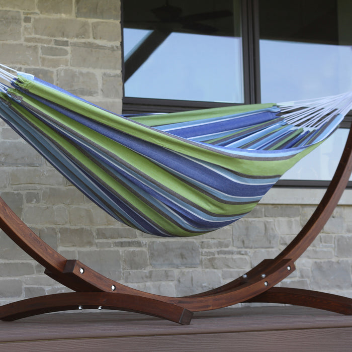 Vivere Double Cotton Hangmat met Standaard