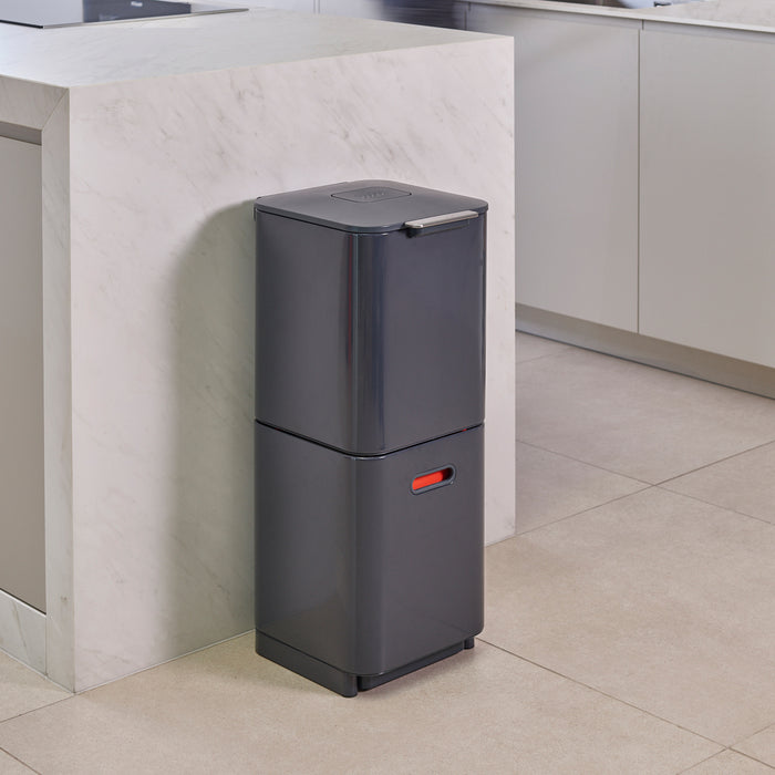 Joseph Joseph Intelligent Waste Afvalemmer Totem Compact 40 Liter (2x20 Liter)