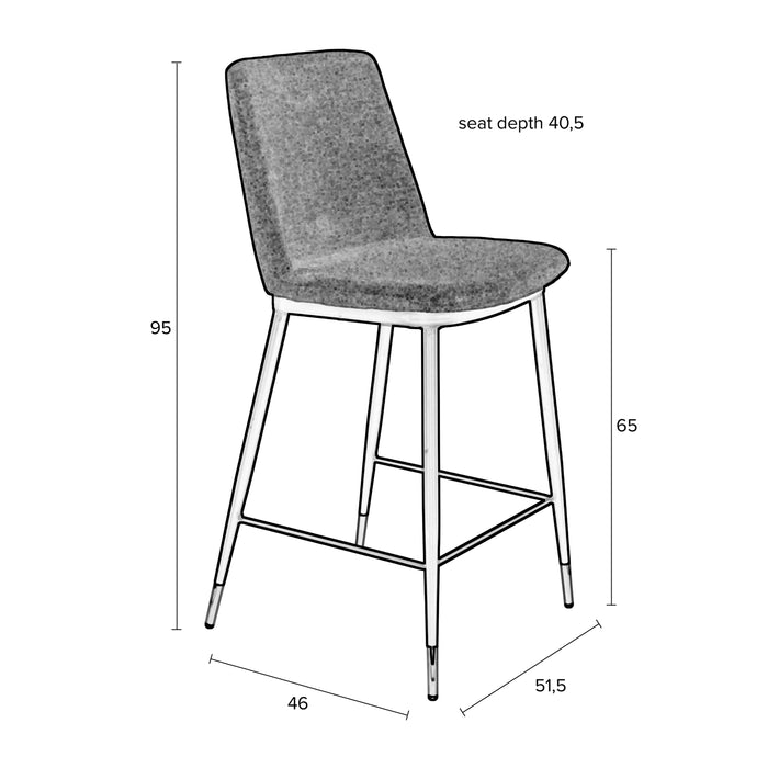 by fonQ basic Metta Barkruk - Lichtgrijs