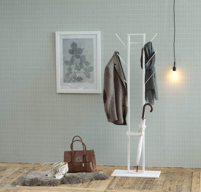 24Designs Vinny Kapstok Met 6-Haken - Wit Metaal