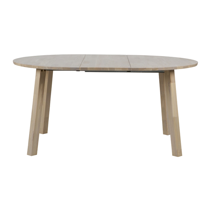 WOOOD Lange Jan Uitschuifbare Eettafel 120 x 200 cm - Whitewash Eiken