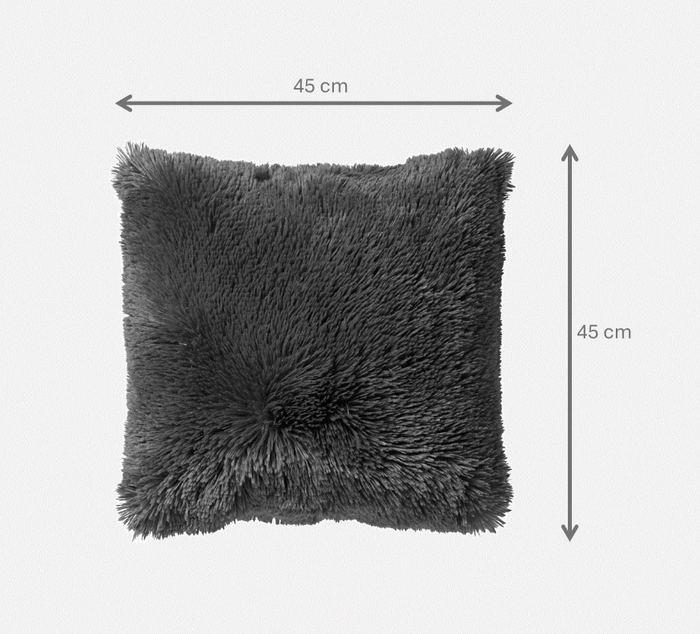 Dutch Decor kussenhoes FLUFFY - 45x45 cm Micro Chip