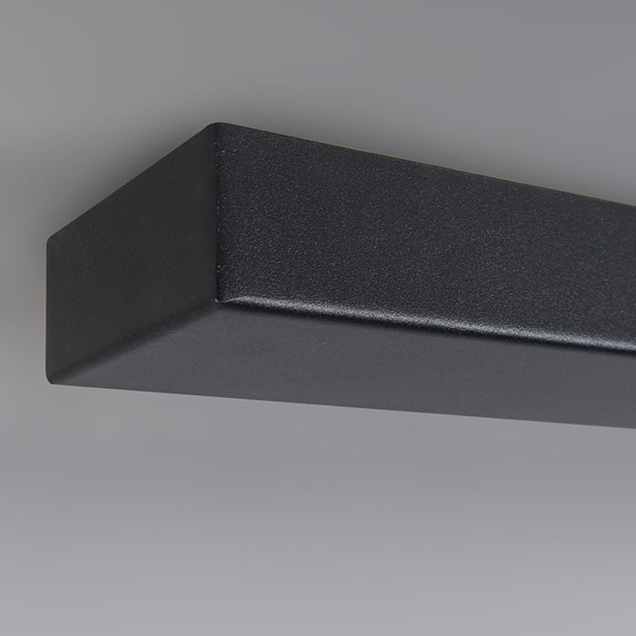 Ylumen Plafondplaat 100 x 8 cm - zonder gaten - zwart