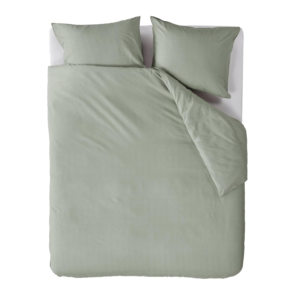 Beddinghouse Reuse Dekbedovertrek 200 x 200/220 cm - Grijs/Groen