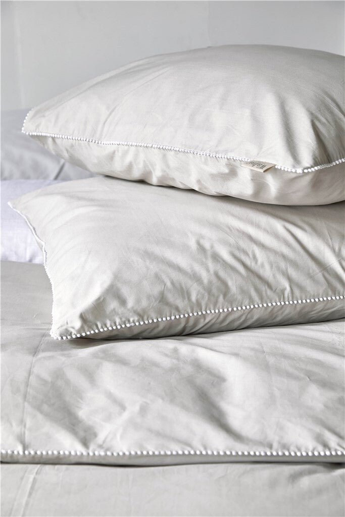 Walra - Dekbedovertrek Pretty Pom Pom - 240x220 - Naturel