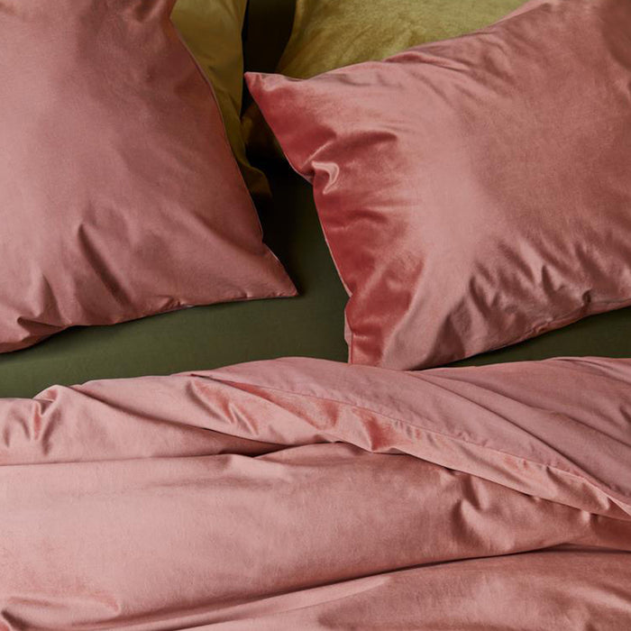 At Home by Beddinghouse Tender Dekbedovertrek 140 x 200/220 cm - Donkerroze