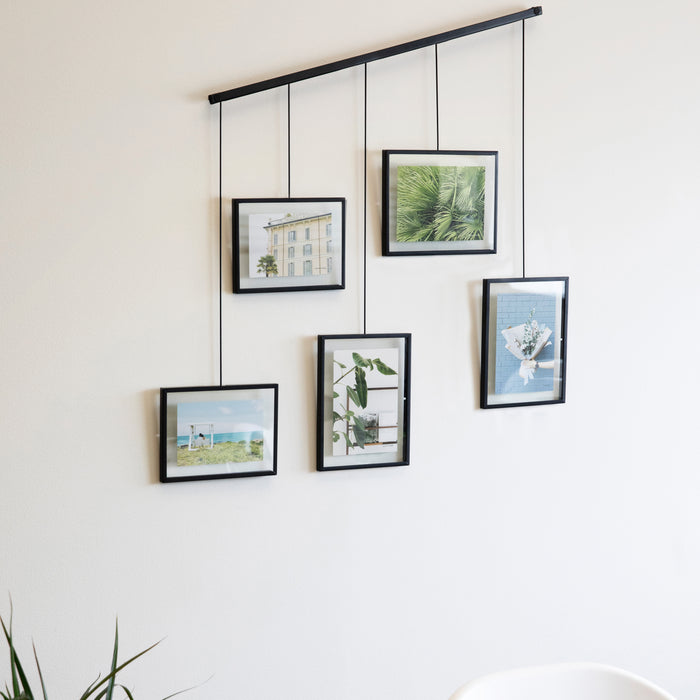 Umbra Exhibit Set van 5 Fotolijsten - Zwart