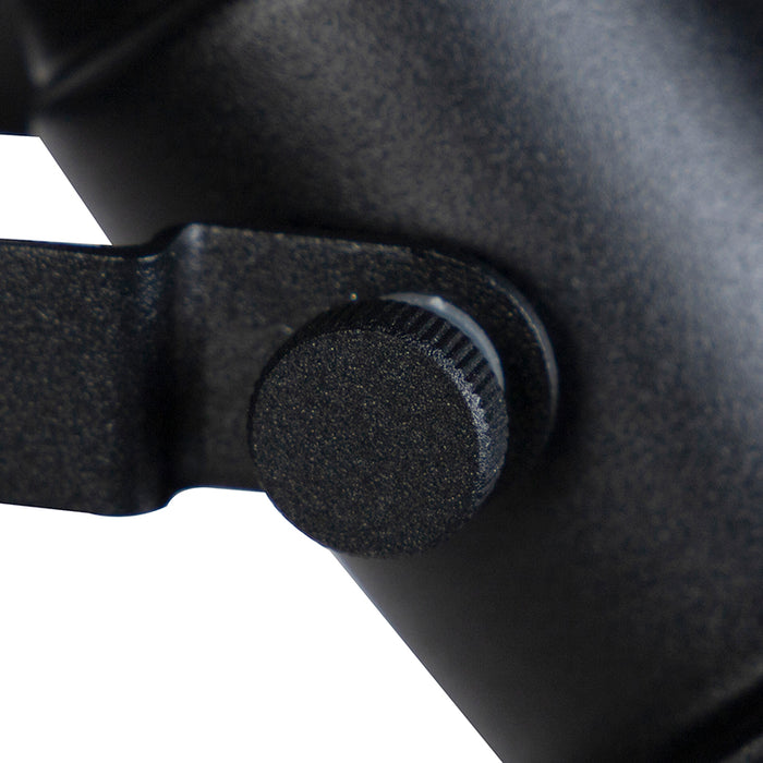 QAZQA Industriële vloerlamp zwart met goud 1-lichts - Tommy