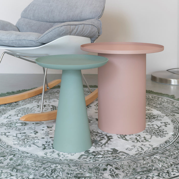 by fonQ basic Tira Bijzettafel - Groen - Ø 34,5 cm