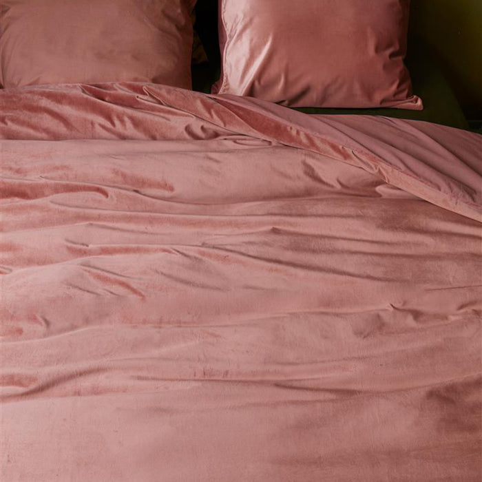 At Home by Beddinghouse Tender Dekbedovertrek 240 x 200/220 cm - Donkerroze
