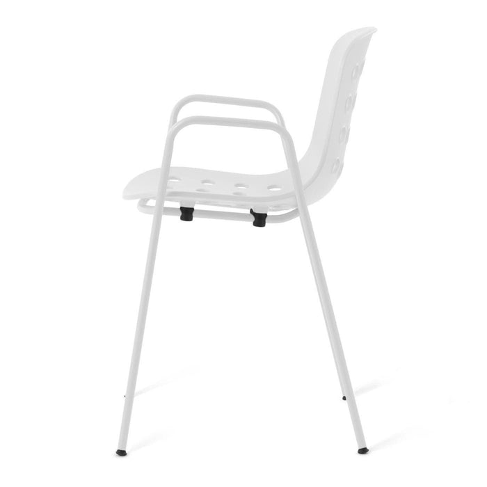 TOOU HOLI Holes tuinstoel - Met armleuningen - Wit