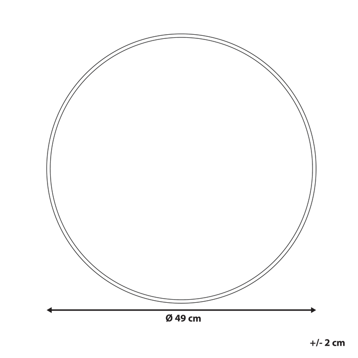 Beliani - KITNOS - Dienblad - Goud - Metaal