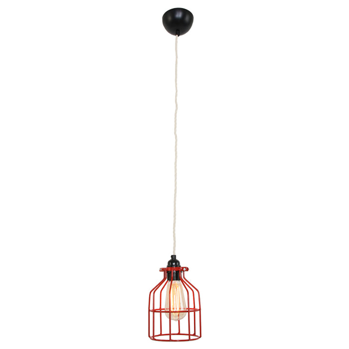 Lichtlab No. 15 Hanglamp Rood