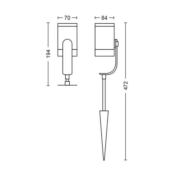 Philips Hue White & Color Ambiance Lily Spot 24V - excl. stroomadapter