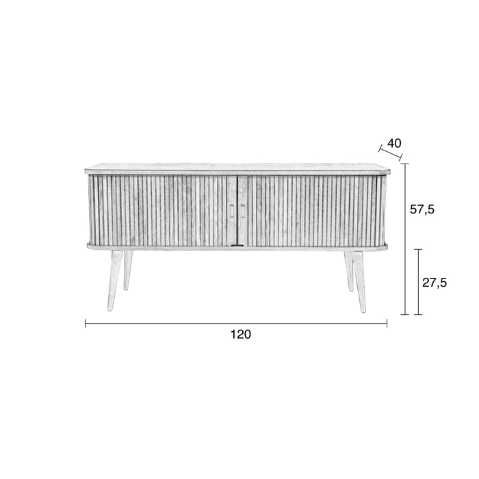 Zuiver Barbier Dressoir - Zwart
