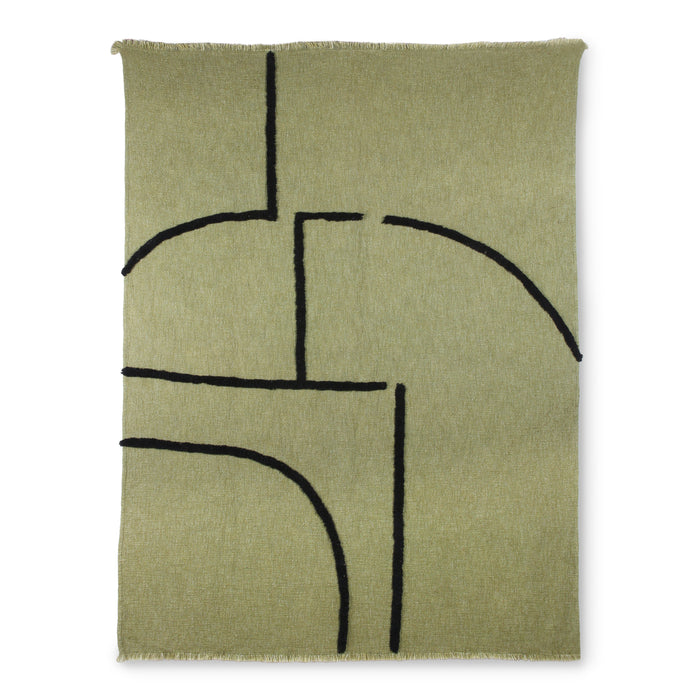 HKliving Plaid 130 x 170 cm - Pistachio